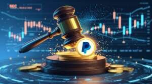 A Gavel with PayPal's Logo