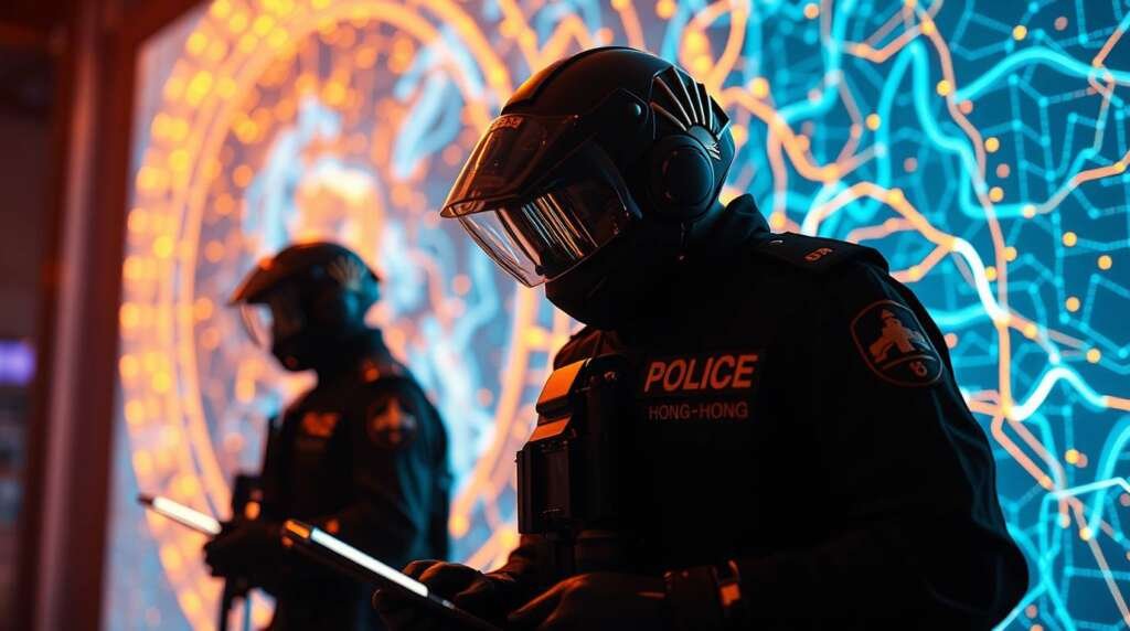 Hong Kong police crackdown