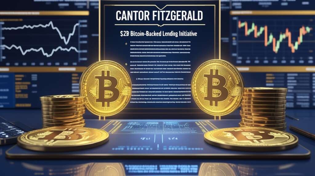 Cantor Fitzgerald to launch a Bitcoin-backed lending initiative for institutional Bitcoin investors
