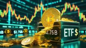 Bitcoin Spot ETFs see a weekly inflow of $2.75 billion