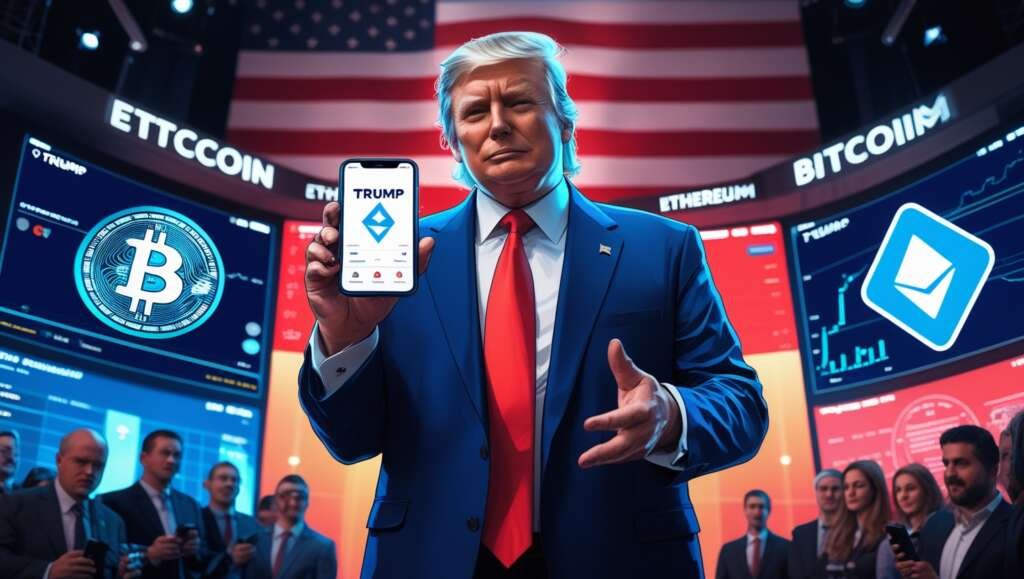 Donald Trump announces the launch of its proprietary cryptocurrency wallet and trading app.
