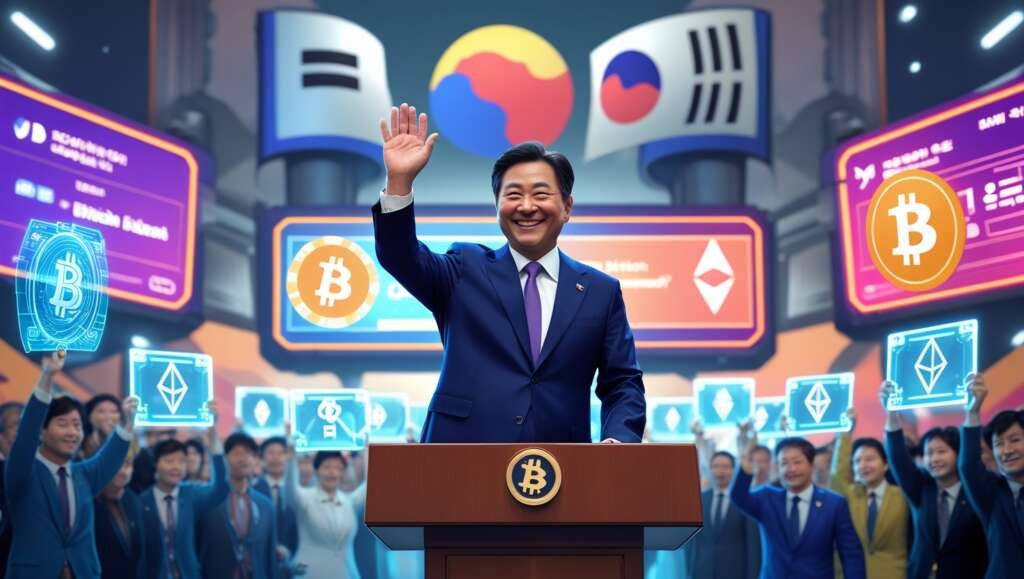 South Korea's President Lee Jae-myung wins election.