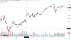 BTC Trading view chart