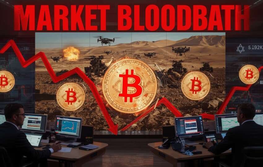 Iran-Israel war causes Bitcoin to slide down to $102k