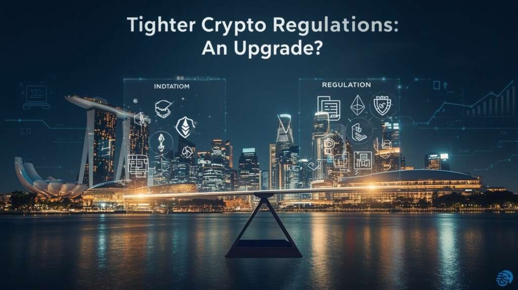 Singapore tightens crypto regulations.