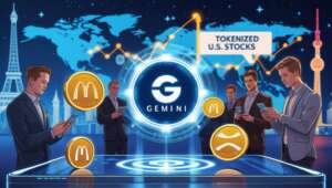 Gemini adds new tokenized U.S. stocks to its trading platform.